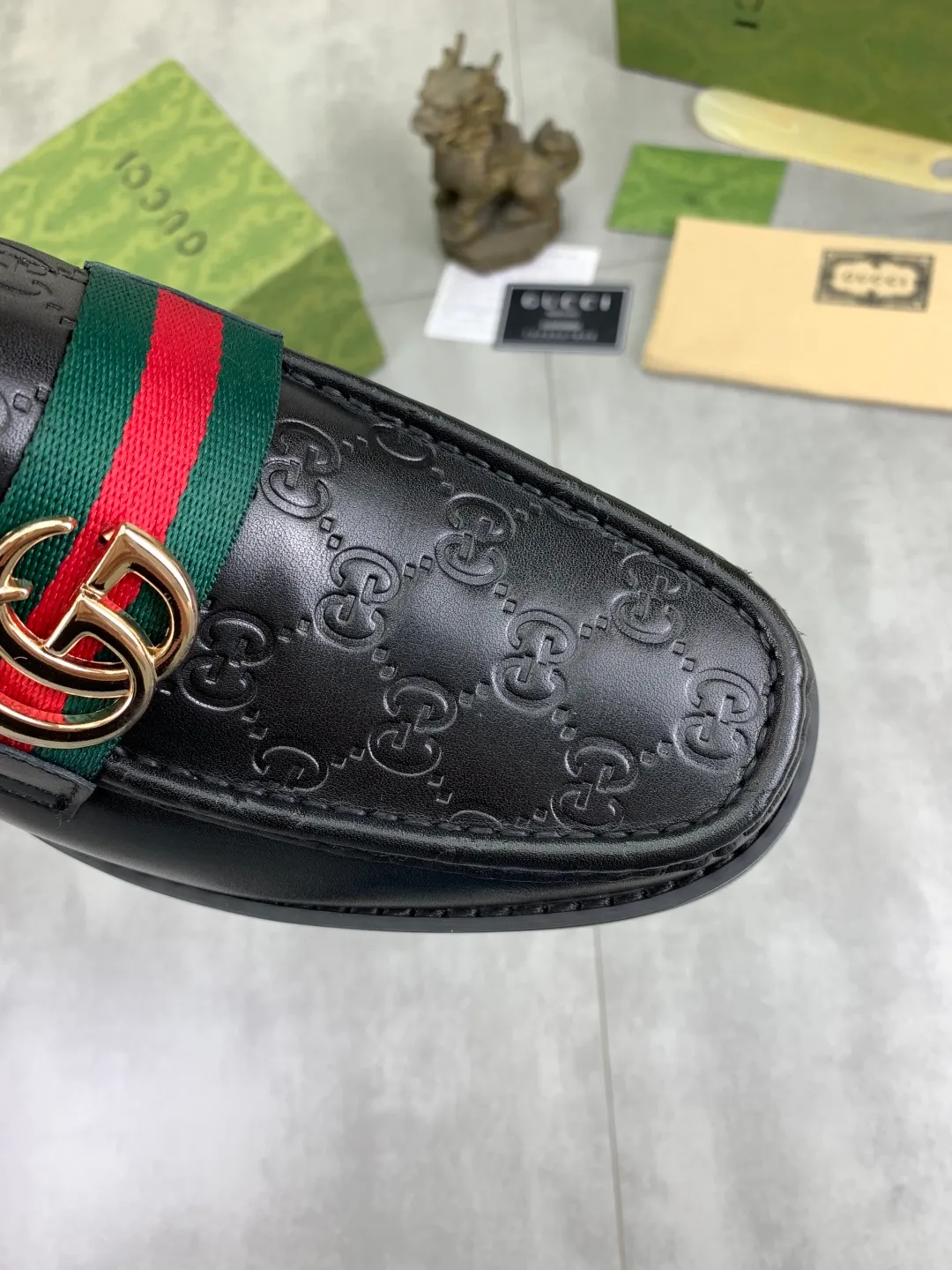 Men's men's shoes 💰P480 [New style] Water-dyed cowhide 💰💎💎💎 [Gucci] GUCCI high-end men's formal business leather shoes, original order 1:1 authentic goods! Original imported high-end open-edge beaded calfskin, original metal buckle, imported first-layer cowhide lining for feet, original outsole, men's shoe size: 38-45, 4️⃣ colors available